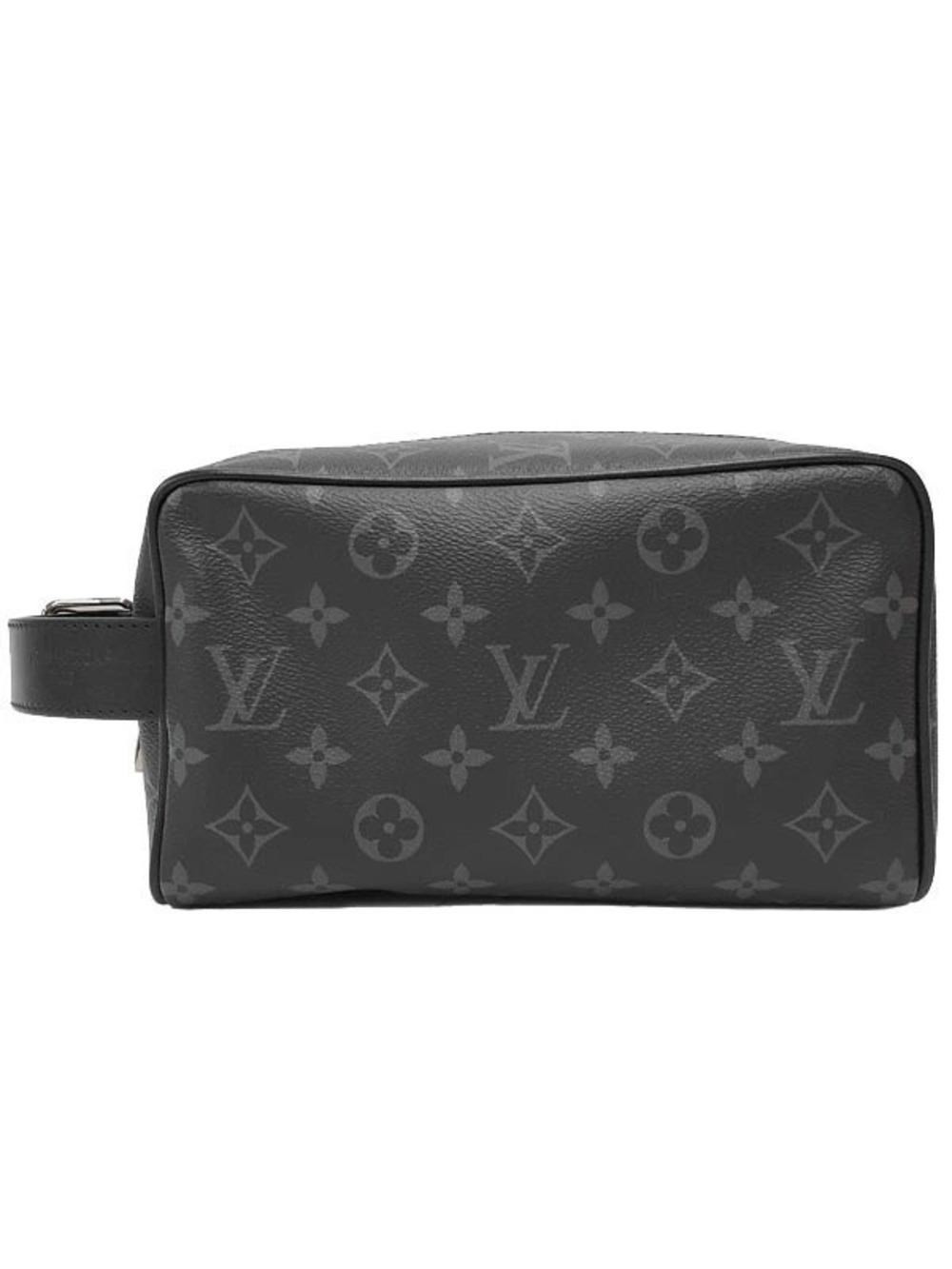 Louis Vuitton Monogram Eclipse Black Locker Dopp Handbag